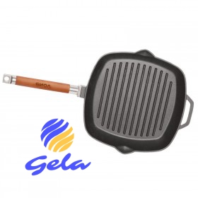 Grillpfanne ohne Deckel aus Gusseisen 