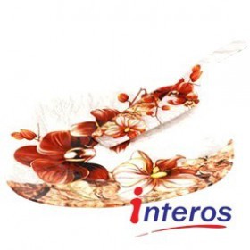 Kuchenplatte mit Spatel " Orchidee " von INTEROS