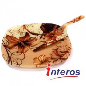 Kuchenplatte mit Spatel " Karamele " von INTEROS
