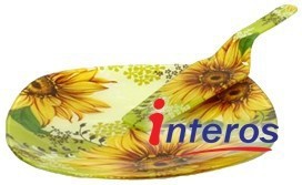 Kuchenplatte mit Spatel " Sonnenblume " von INTEROS