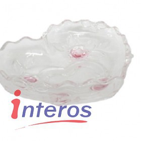Glasvase für Süßigkeiten  "Herz mit  Roses" von INTEROS 