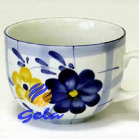 Keramik-Tasse 650 ml. "Sommer"